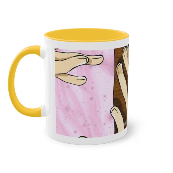 Romantic Two-Tone Coffee Mug | Love and Togetherness Design | 11oz - Image 8